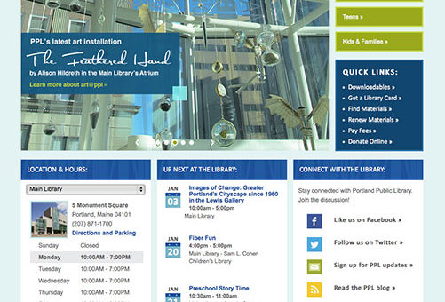 Website Design & Development Case Study: Portland Public Library