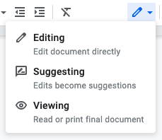 Google Drive Editing